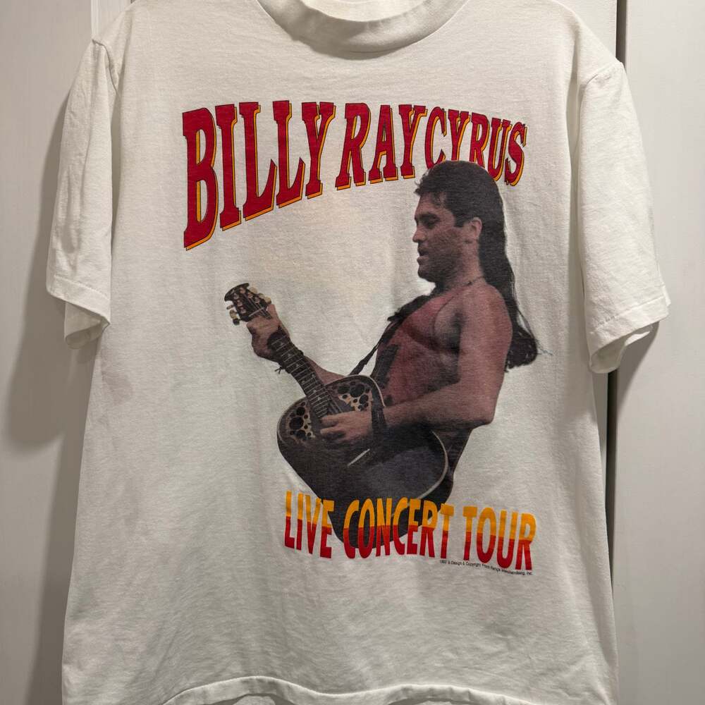 Vintage 1992 Billy Ray Cyrus I Ain't Your Dog No More Tour T-Shirt